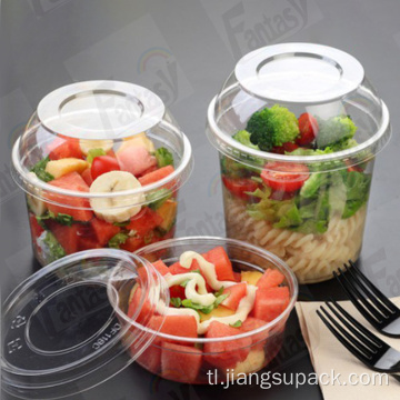 Disposable plastic salad bowl alagang hayop para sa salad